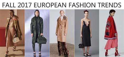 European Fashion Trends