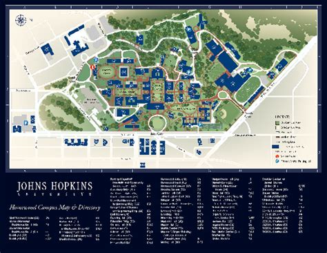 The Johns Hopkins University Map - Baltimore Maryland • mappery