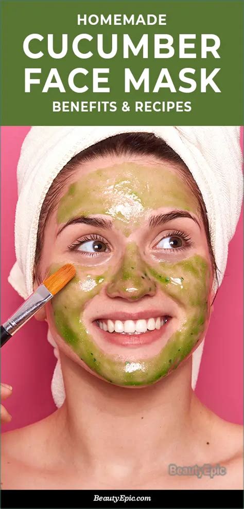 10 Best Homemade Cucumber Face Mask Recipes