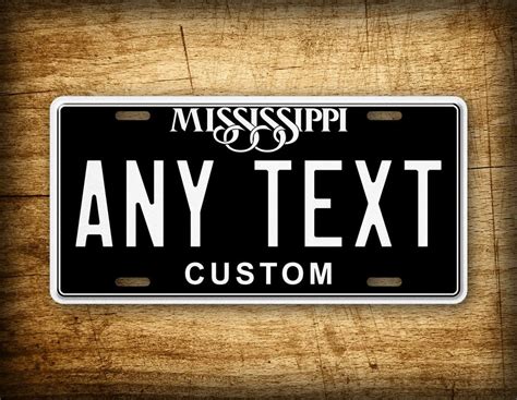 Personalized Mississippi State Custom 6x12 Novelty License Plate - Etsy