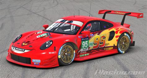 Lightning McQueen Porsche 911 RSR by Don Craig - Trading Paints