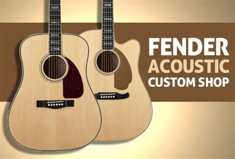 Fender Acoustic Custom Shop Guitars? Yes! | The Music Zoo