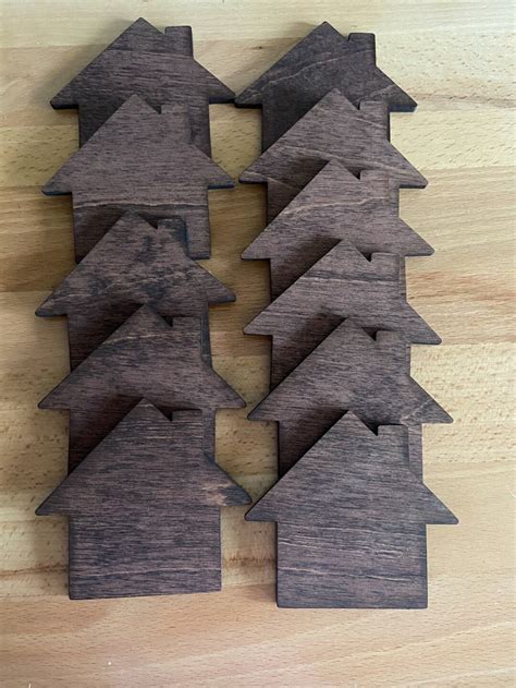 House, Laser Cut Wood, Cutout Shapes, Christmas Ornament Craft, DIY - Etsy