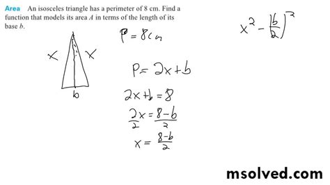 Isosceles triangle area calculator - lopirack