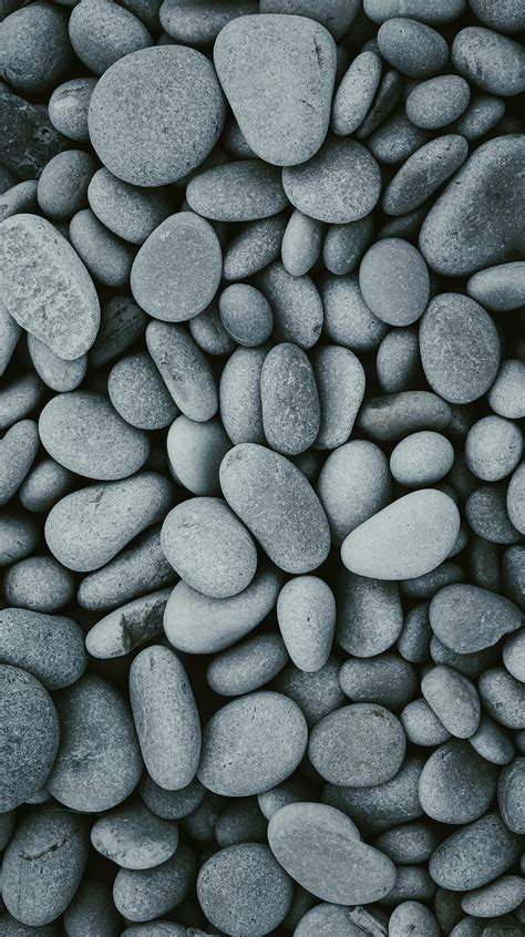 Rock Group 6K, The, beach, beauty, gris, minimal, nature, pebbles ...