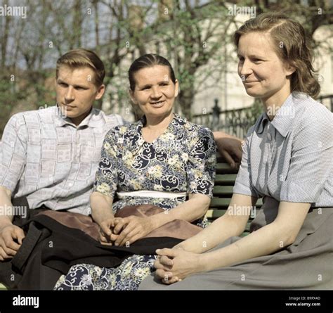 Pilot cosmonaut Valentina Tereshkova s family brother Vladimir mother ...