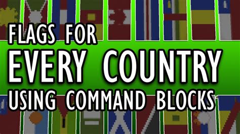 EVERY COUNTRY'S FLAG | Setblock Banners in Minecraft - YouTube