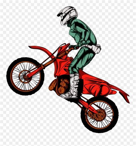 Motocross Clipart Race Car - Motocross Clipart Png Transparent Png ...