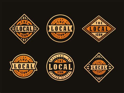 The Local Icon | Graphic design blog, Icon, Stationery branding