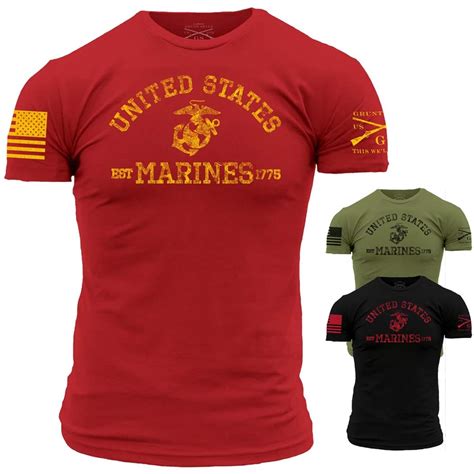 Grunt Style U.S. Marine Corps Established 1775 T-Shirt