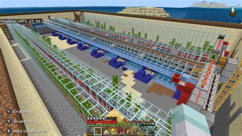 Here is my Bedrock edition super smelter with auto bamboo fuel source. Smelts 128 items in 10 ...