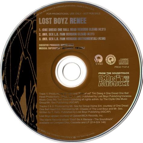 Lost Boyz - Renee (Promo CDS) (1996) (FLAC + 320 kbps)