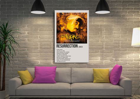 Tupac Resurrection Album Cover Canvas Art | Canvas Prints AU