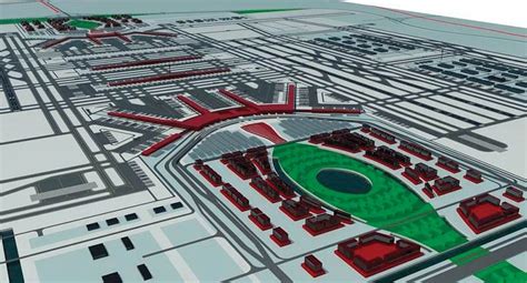 Beijing Daxing Airport(PKX) Layout and Plan Map