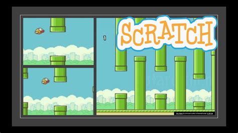 how to make a flappy bird game in scratch part 1 - YouTube