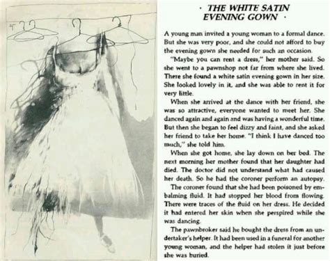 "The White Satin Evening Gown" | Scary stories, Creepy stories, Short ...