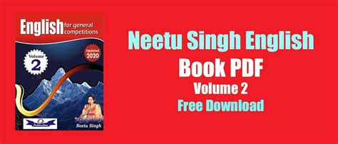 Neetu Singh English Book PDF