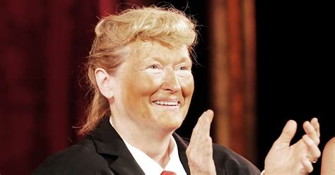 This is what Meryl Streep looks like dressed as Donald Trump