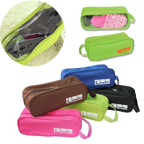 New Eco Friendly Polyester Portable Travel Storage Bag For Shoes Plastic Waterproof Shoe Bag ...