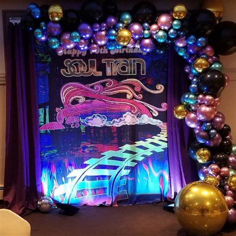 Soul Train Photo Booth Props Party Decorations, Photo Backdrop, Disco Birthday Banner and TV ...