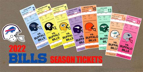 DIYing a Set of Retro-Styled Buffalo Bills Season Tickets