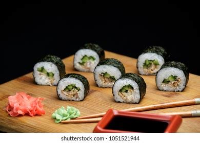 Sushi Maki Unagi Hosomaki Eel Cucumber Stock Photo 1051521944 | Shutterstock