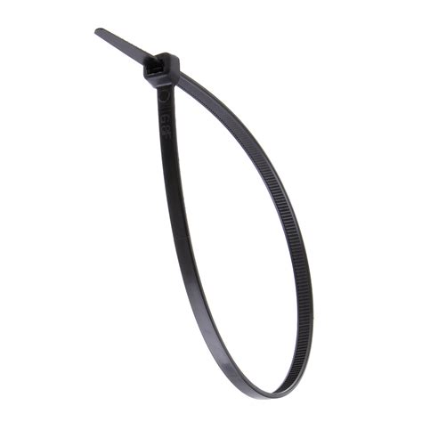 11”, Black General Purpose 50lb Cable Ties, 1000 Bulk Pack - NSI Industries