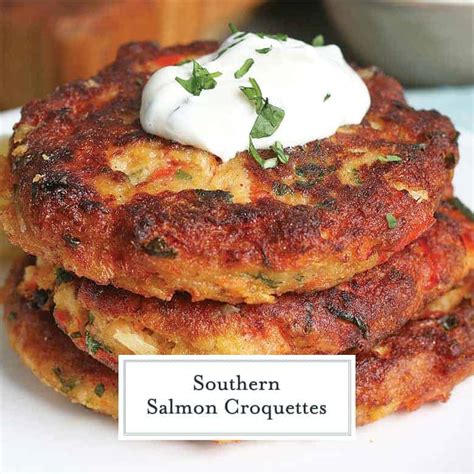 EASY Southern Salmon Croquettes Recipe - Fried Salmon Patties