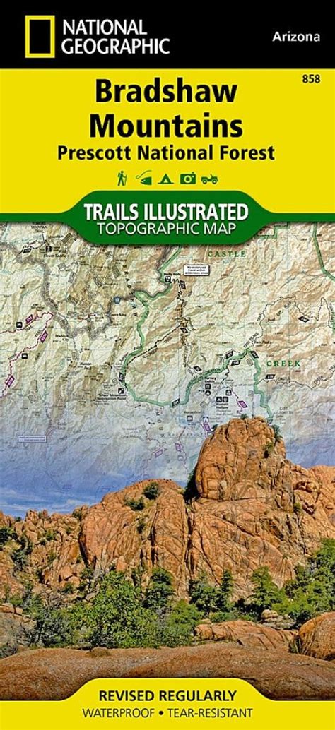 National Geographic Prescott National Forest Trail Map | Maps.com.com