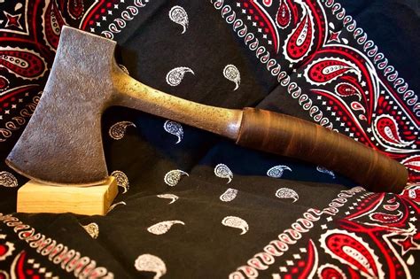 Restored and put a new handle on an old Estwing hatchet. Took quite a ...