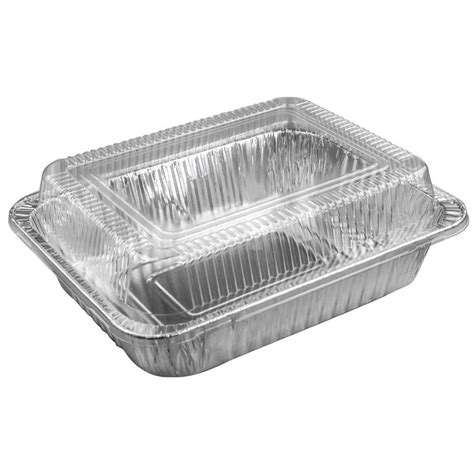 Aluminum Foil Food Tray w/ Dome Lid 2/125 — P3, Paper Plastic Products Inc.