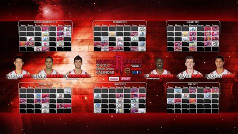 Houston Rockets Home Schedule | OnePronic