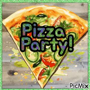 Pizza Party! - Free animated GIF - PicMix