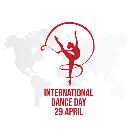 International dance day 29 april. Logo icon vector illustration ...