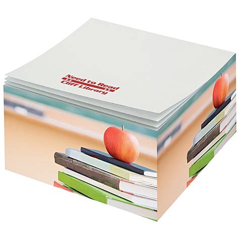 4imprint.com: Post-it® Notes Cubes - 285 Sheets - Education 81026-EDU