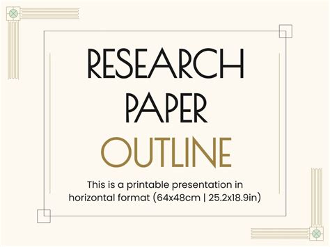 Research Paper Outline | Google Slides & PPT