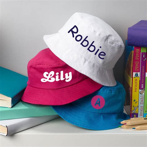 Personalised Children's Sun Hat By Simply Colors