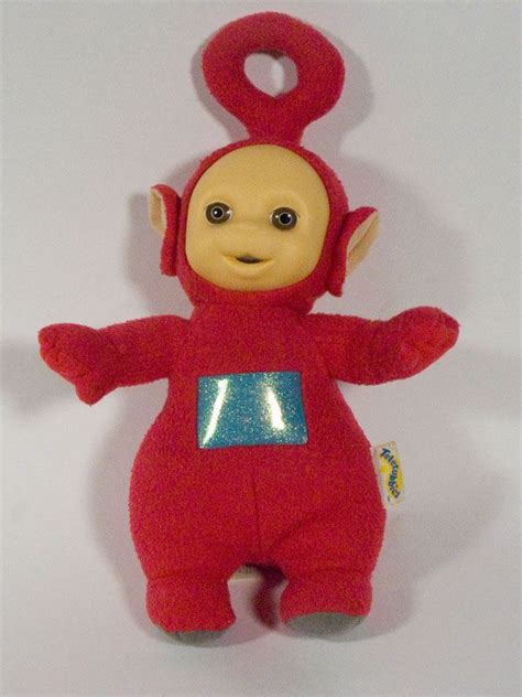 TELETUBBIES PO TALKING PLAYSKOOL RED PLUSH STUFFED ANIMAL DOLL 1998 15" HASBRO | eBay