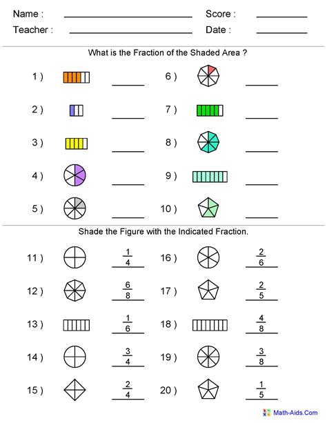 Fraction Worksheets 6Th Grade Printable - Lexia's Blog