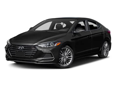 Certified Black Noir Pearl 2018 Hyundai Elantra Sport for sale at Ricart - KMHD04LB9JU504512