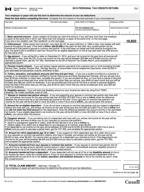 Fillable Td1 Federal 2019 2020 - Fill and Sign Printable Template Online | US Legal Forms