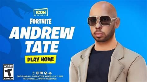 Andrew Tate Fortnite skin art is taking over the internet