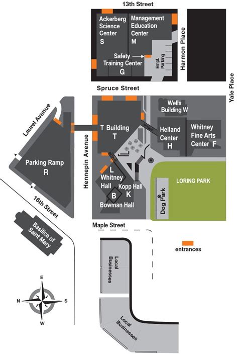 Campus Map | Campus map, Map, Campus