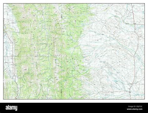 Afton, Wyoming, map 1982, 1:100000, United States of America by Timeless Maps, data U.S ...