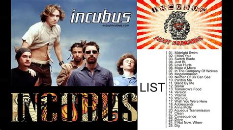 Incubus Greatest Hits- Best Incubus Songs - YouTube