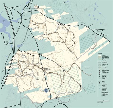 Freetown-Fall River State Forest trail map - Slab Bridge Rd Assonet ma ...