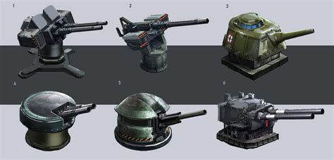 Sam M Mburu - Turrets and war crate concepts