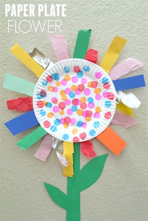 Toddler Approved!: Paper Plate Flower Fine Motor Craft