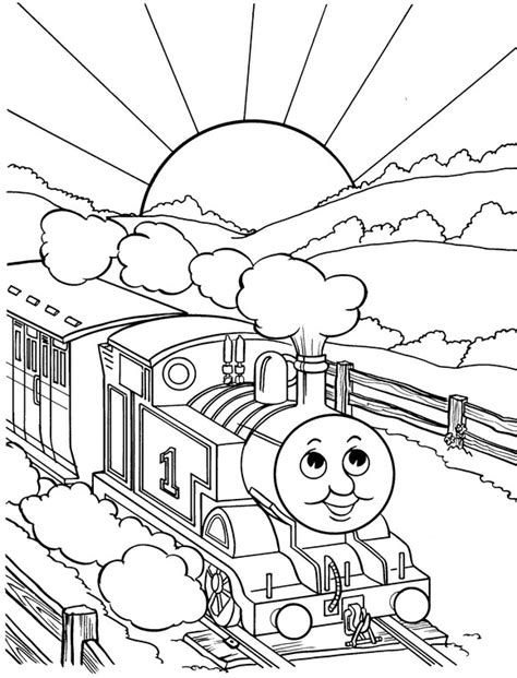 Kids-n-fun.com | Coloring page Thomas the Train Thomas the Train