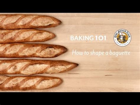 How to shape a baguette - YouTube